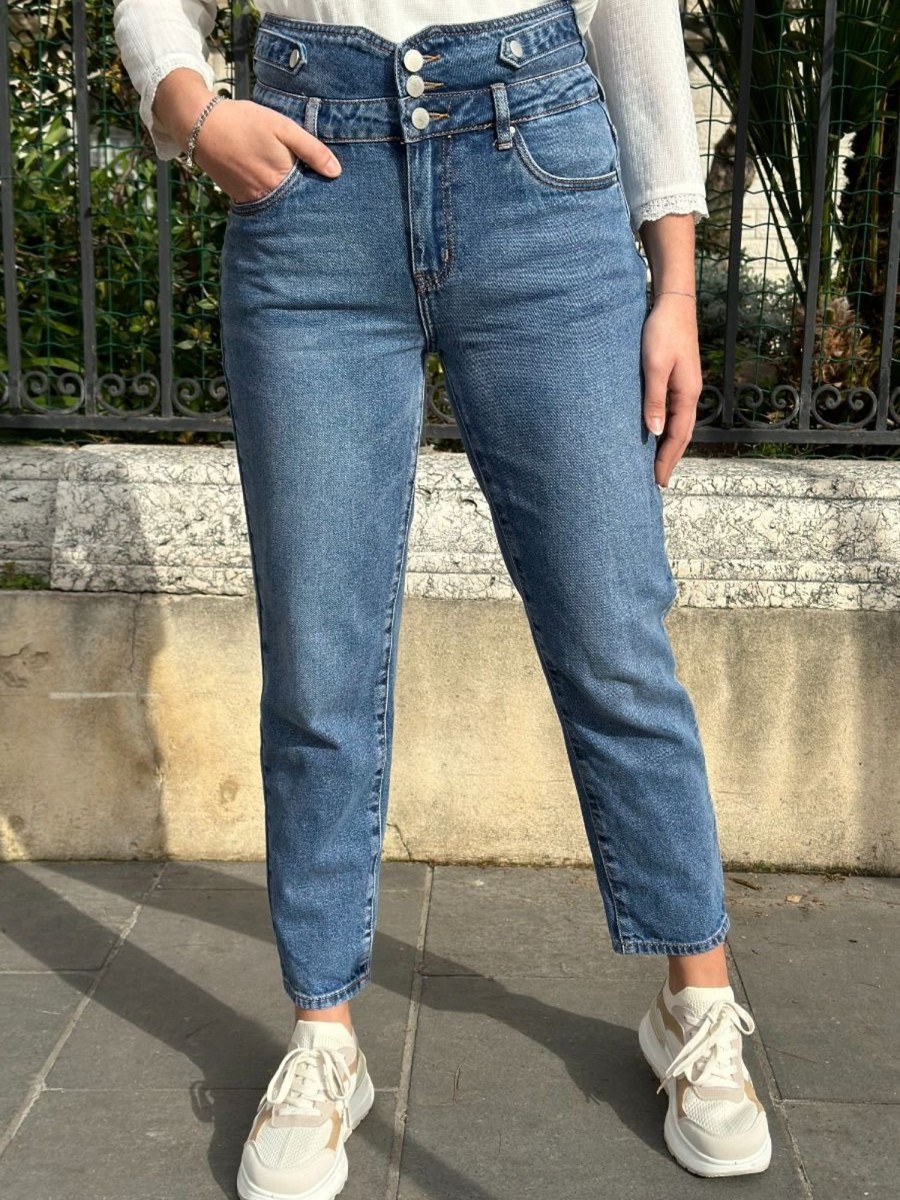 Jeans Kathleen Bleu | Juste Elles Jeans Kathleen Bleu