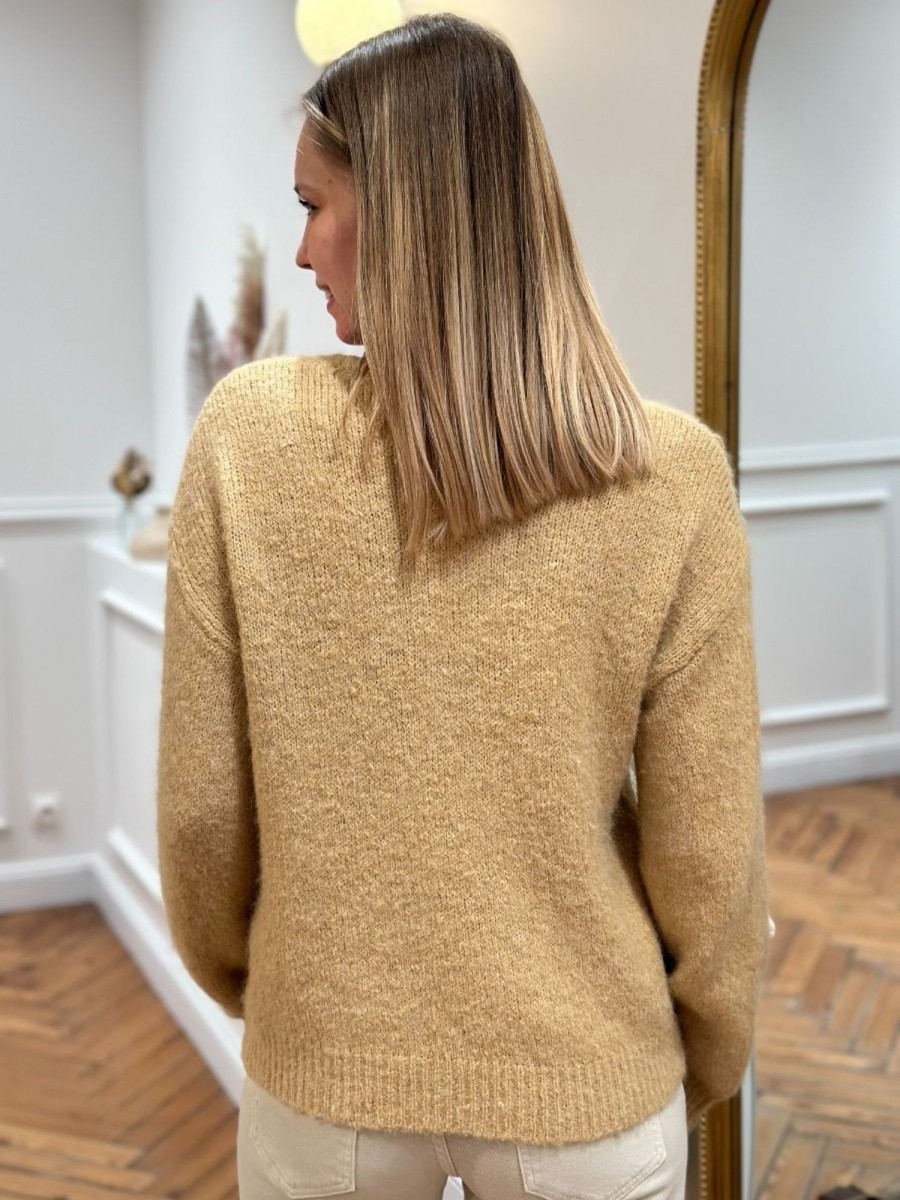 Pull Amy Camel | Juste Elles Pull Amy Camel