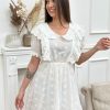 Robe courte Courtney Blanc | Juste Elles Robe Courte Courtney Blanc