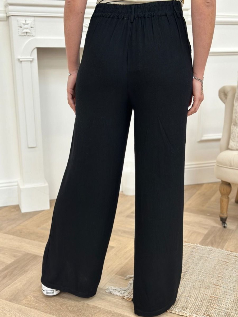 Pantalon Luciana Noir | Juste Elles Pantalon Luciana Noir