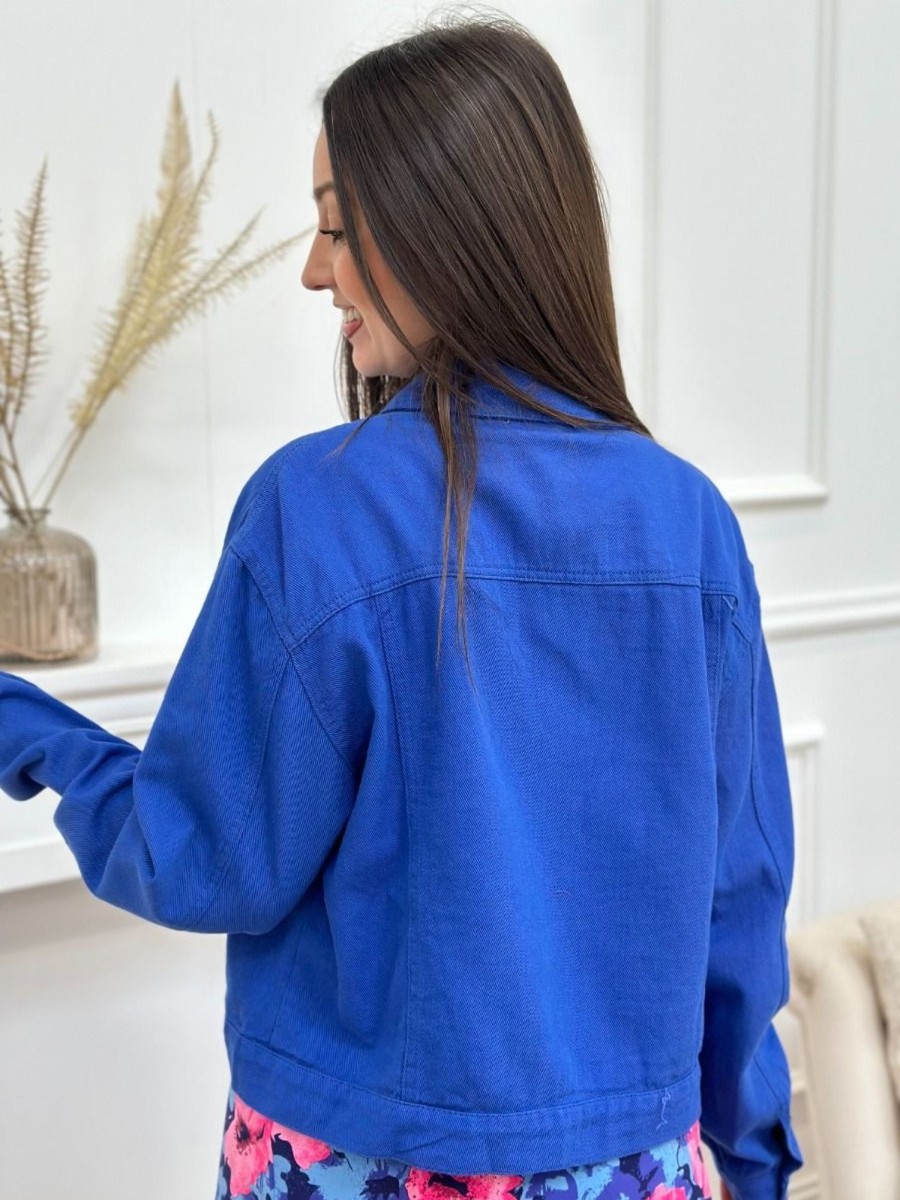 Veste Victoire Bleu Royal | Juste Elles Veste Victoire Bleu Royal