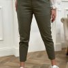 Pantalon Sybille Kaki | Juste Elles Pantalon Sybille Kaki