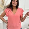 Top Aline Corail | Juste Elles Top Aline Corail