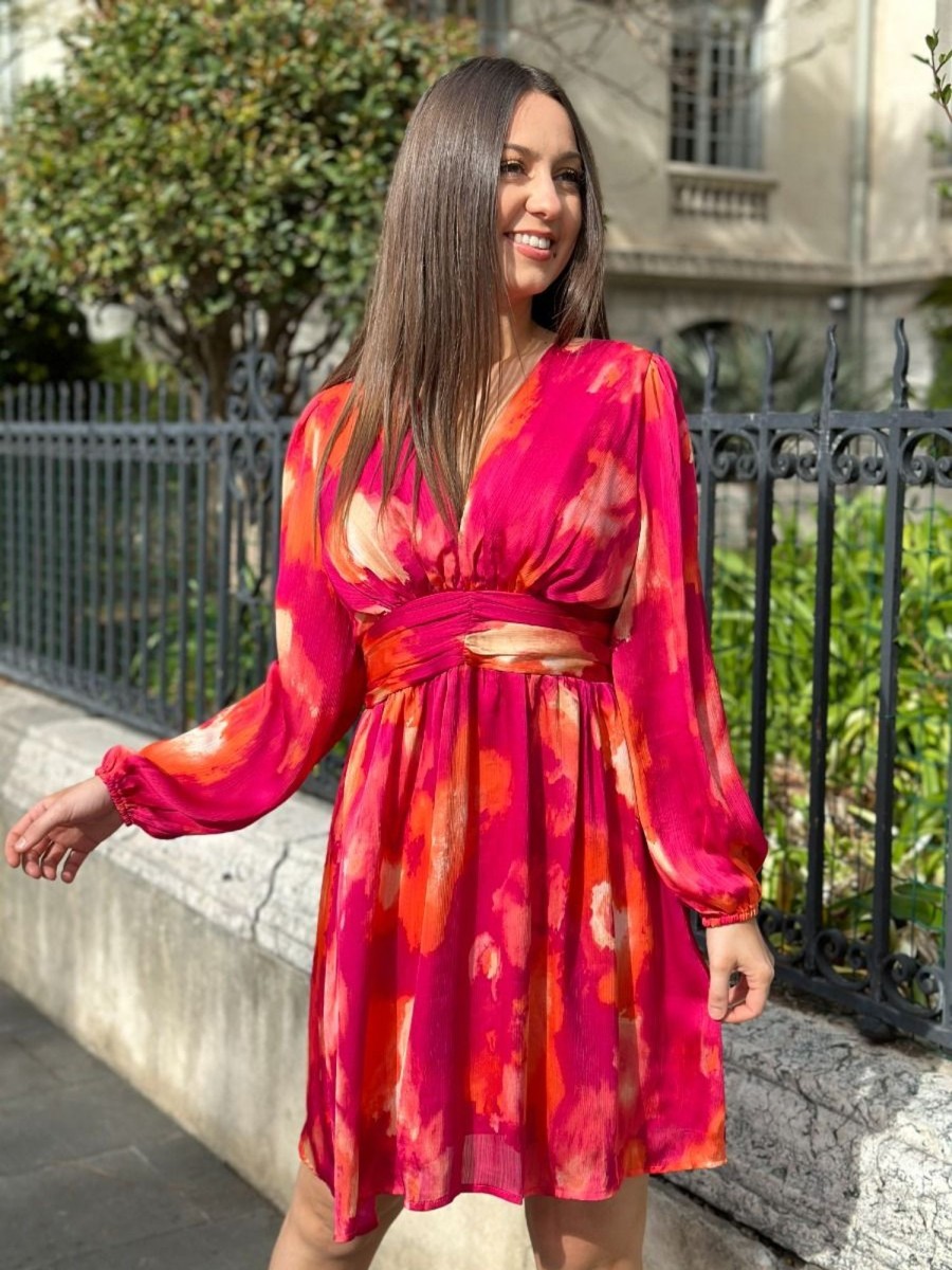 Robe Kamille Fuschia | Juste Elles Robe Kamille Fuschia