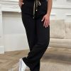 Pantalon Naomi Noir | Juste Elles Pantalon Naomi Noir