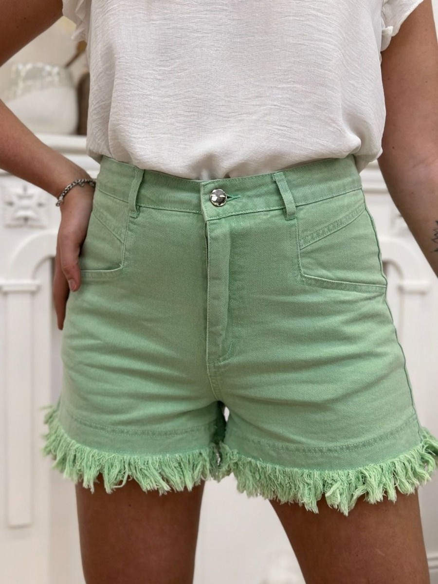 Short Sílvia Vert | Juste Elles Short Silvia Vert