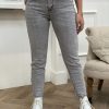 Jeans Léonie Gris | Juste Elles Jeans Leonie Gris