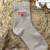 Chaussettes Bisou Doré | Juste Elles Chaussettes Bisou Dore