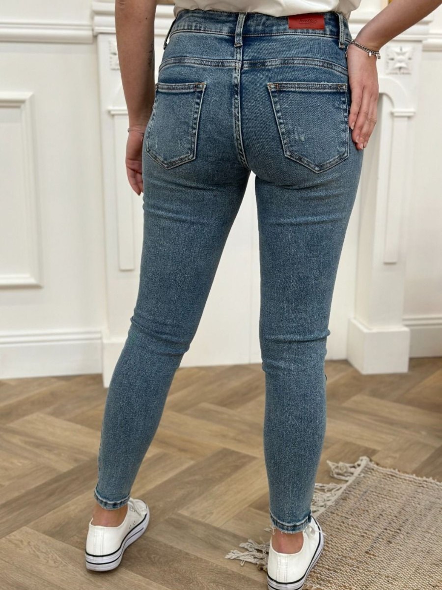 Jeans Tatiana Bleu | Juste Elles Jeans Tatiana Bleu