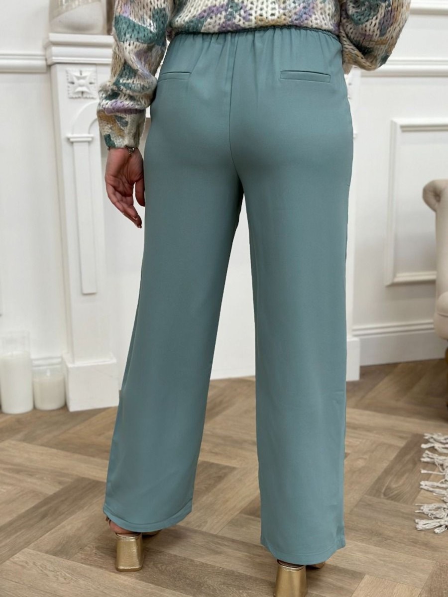 Pantalon Margaux Vert clair | Juste Elles Pantalon Margaux Vert Clair