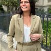 Blazer Amandine Olive | Juste Elles Blazer Amandine Olive