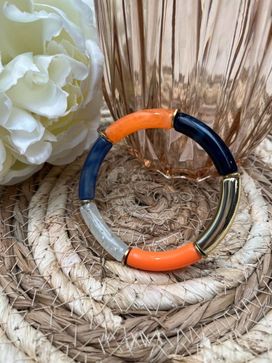 Bracelet Alice Orange | Juste Elles Bracelet Alice Orange