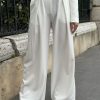 Pantalon Amandine Blanc | Juste Elles Pantalon Amandine Blanc