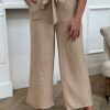 Pantalon Kátia Beige | Juste Elles Pantalon Katia Beige