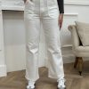 Jeans Sabryna Blanc | Juste Elles Jeans Sabryna Blanc