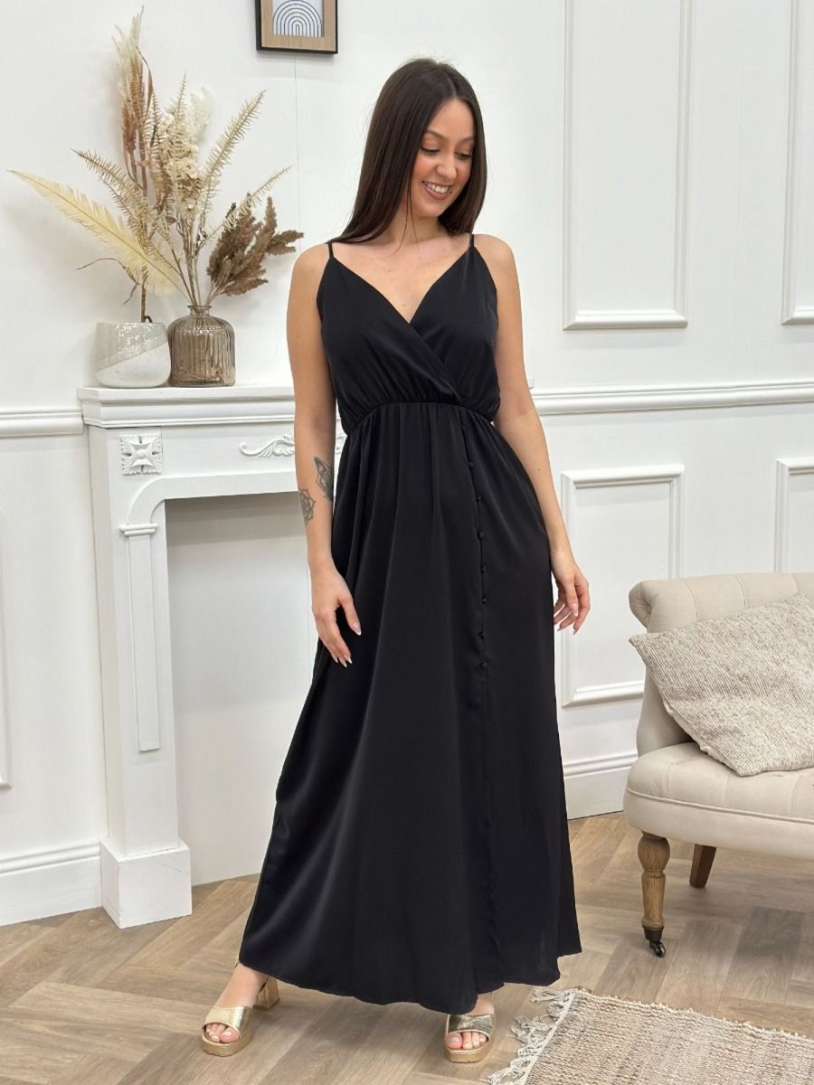 Robe Maéva Noir | Juste Elles Robe Maeva Noir