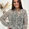 Blouse Ghita Noir | Juste Elles Blouse Ghita Noir