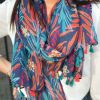 Foulard Nina Bleu | Juste Elles Foulard Nina Bleu