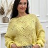 Pull Augustina Jaune | Juste Elles Pull Augustina Jaune