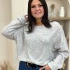 Pull Millie Gris Clair | Juste Elles Pull Millie Gris Clair