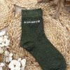 Chaussettes Bonheur Kaki | Juste Elles Chaussettes Bonheur Kaki