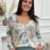 Pull Steffya Vert | Juste Elles Pull Steffya Vert