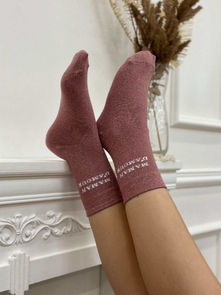 Chaussettes Maman d'Amour Rose Chaussettes Maman D'Amour Rose