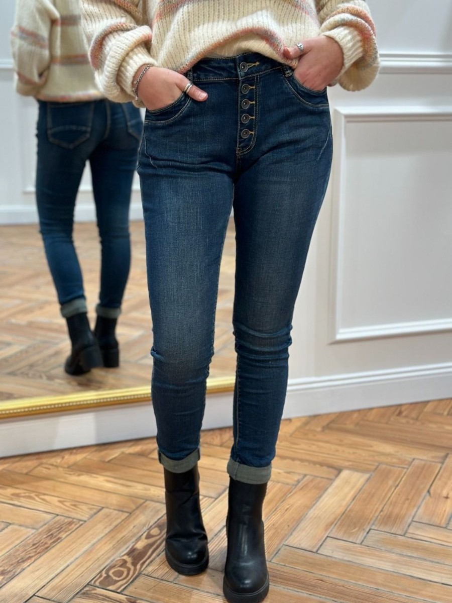 Jeans Carole Bleu | Juste Elles Jeans Carole Bleu