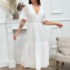 Robe longue Armelle Ecru | Juste Elles Robe Longue Armelle Ecru