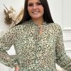 Blouse Ghita Vert | Juste Elles Blouse Ghita Vert