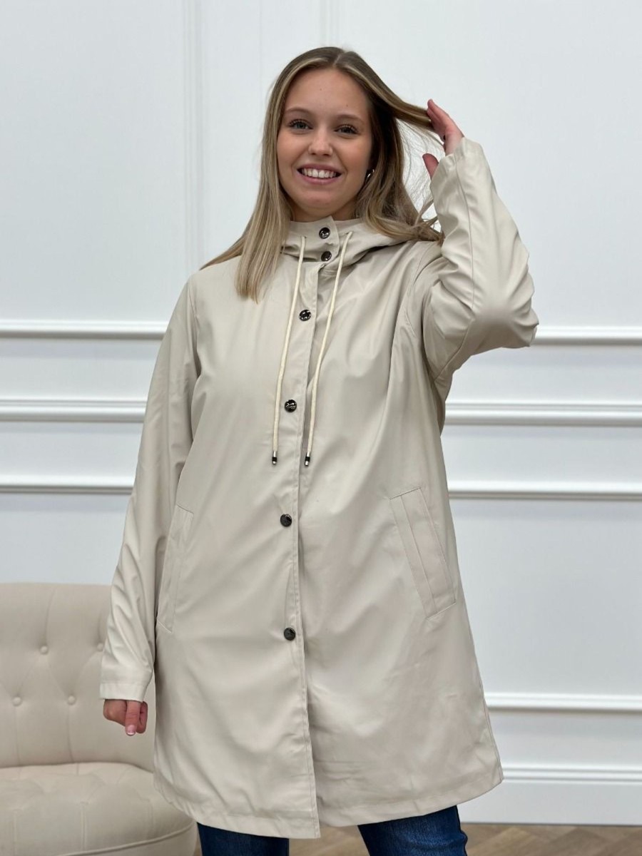 Manteau Lucie Beige | Juste Elles Manteau Lucie Beige