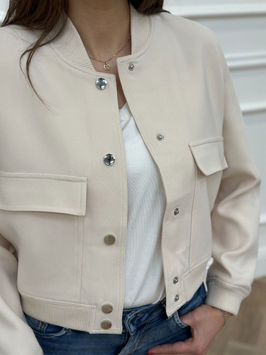 Veste Rachel Beige | Juste Elles Veste Rachel Beige