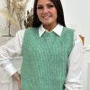 Pull Josy Vert | Juste Elles Pull Josy Vert