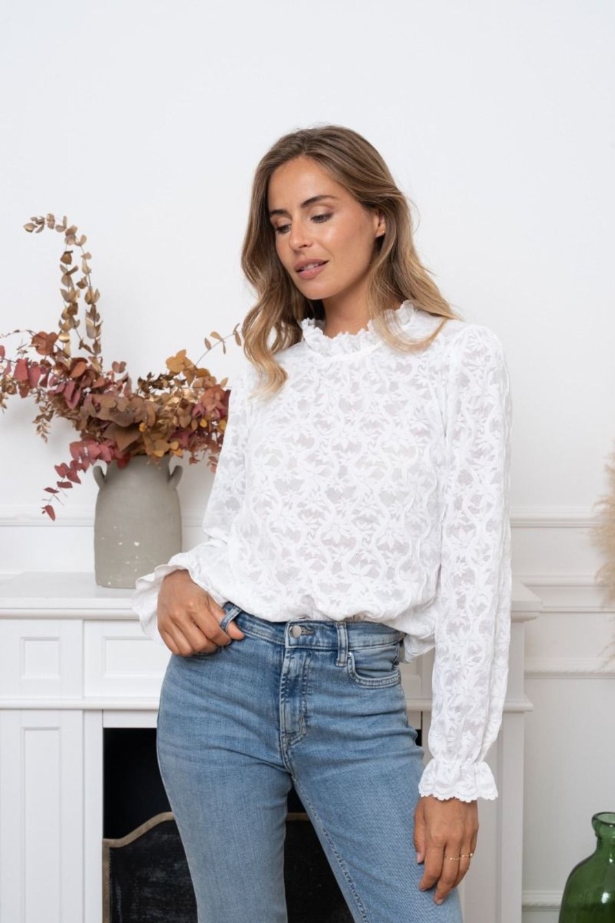 Blouse Nala Blanc | Juste Elles Blouse Nala Blanc