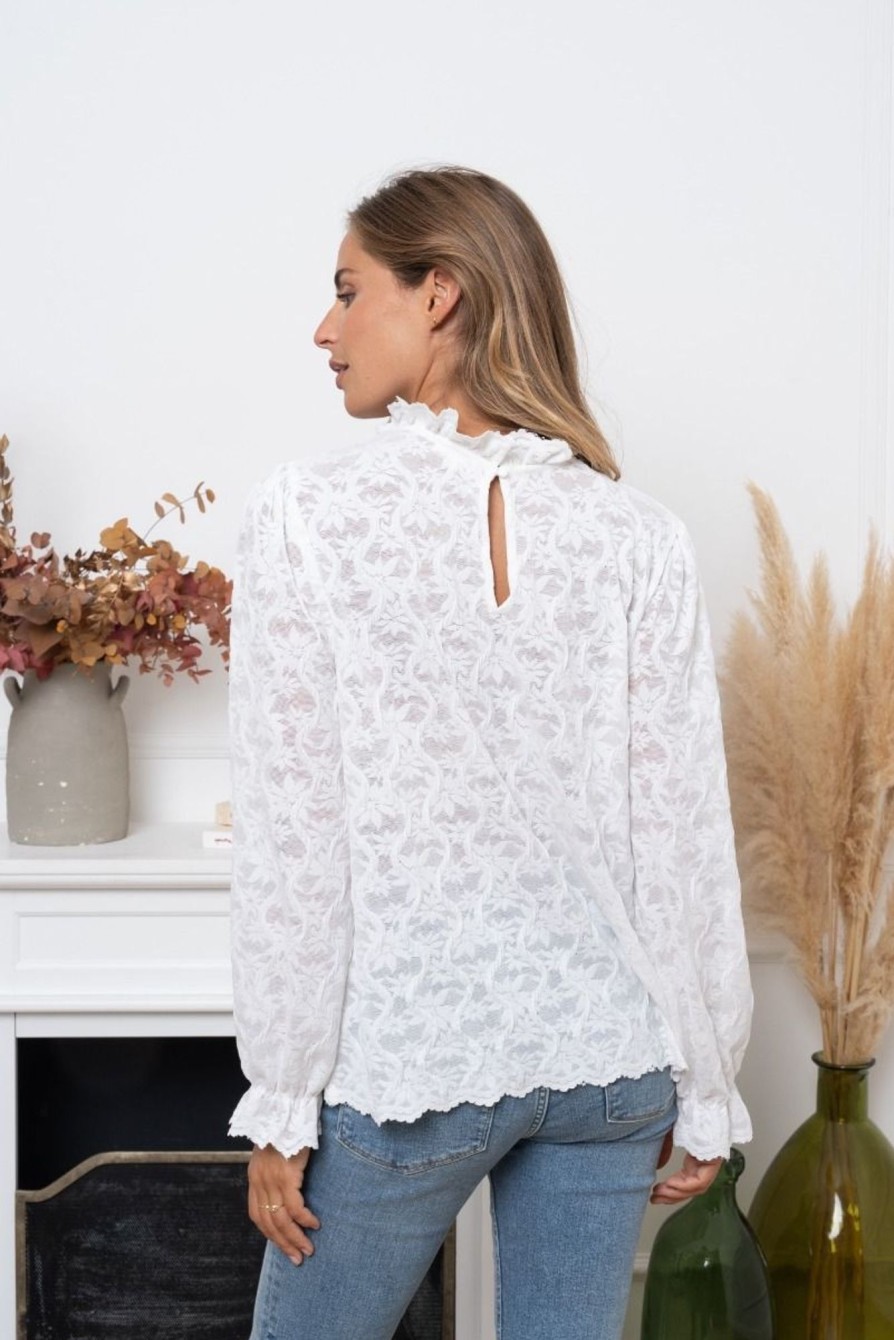 Blouse Nala Blanc | Juste Elles Blouse Nala Blanc