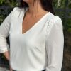 Blouse Juna Blanc | Juste Elles Blouse Juna Blanc