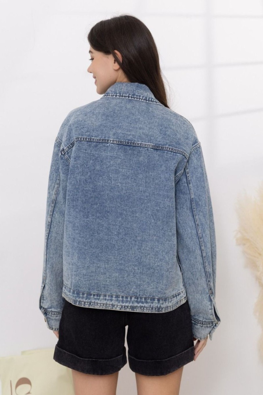 Veste Mathilda Bleu | Juste Elles Veste Mathilda Bleu