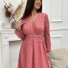 Robe courte Bruna Rose | Juste Elles Robe Courte Bruna Rose