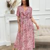 Robe longue Amélia Fuschia | Juste Elles Robe Longue Amelia Fuschia