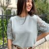 Pull Sarah Vert | Juste Elles Pull Sarah Vert