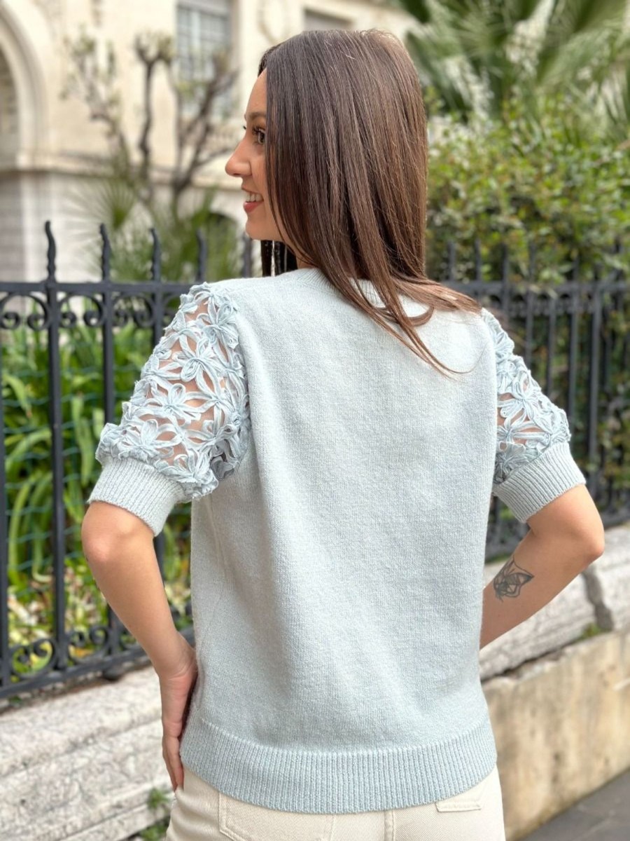 Pull Sarah Vert | Juste Elles Pull Sarah Vert