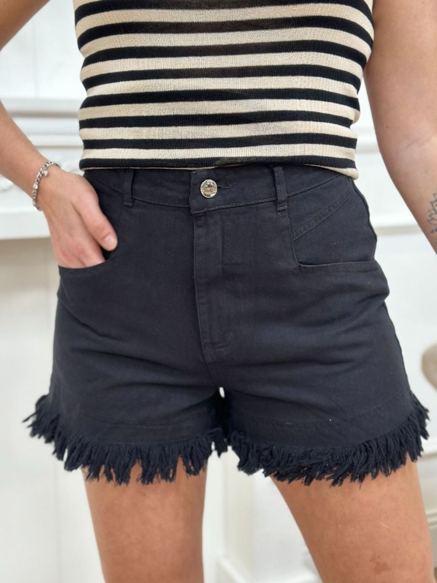 Short Sílvia Noir | Juste Elles Short Silvia Noir