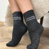 Chaussettes Sister Noir | Juste Elles Chaussettes Sister Noir