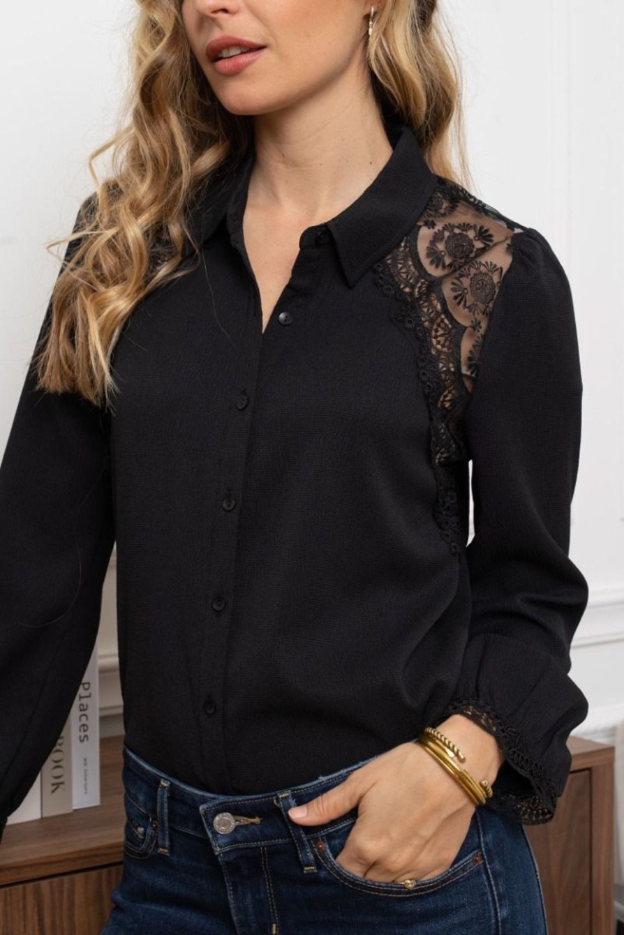 Chemise Taylor Noir | Juste Elles Chemise Taylor Noir