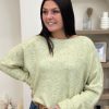 Pull Josephine Vert Anis | Juste Elles Pull Josephine Vert Anis