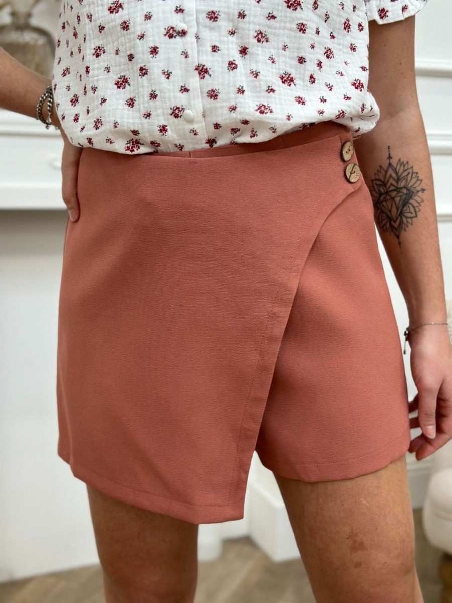 Short Talina Rose | Juste Elles Short Talina Rose