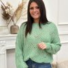 Pull Véra Vert avocat | Juste Elles Pull Vera Vert Avocat