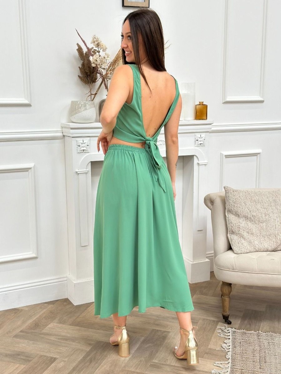 Jupe Melissandre Vert | Juste Elles Jupe Melissandre Vert