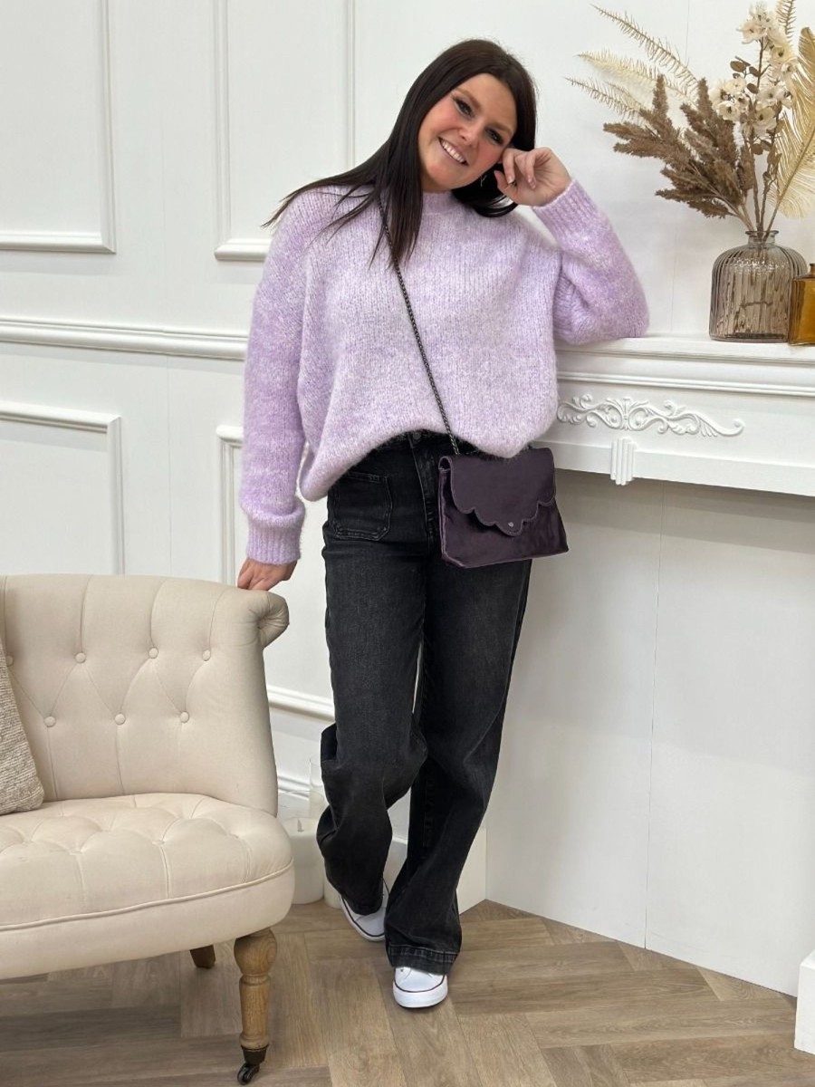 Pull Rowan Lilas | Juste Elles Pull Rowan Lilas