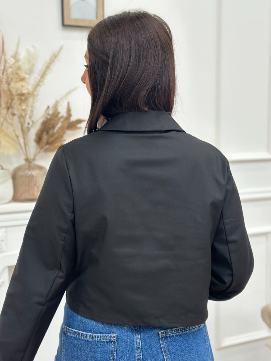 Veste Farah Noir | Juste Elles Veste Farah Noir